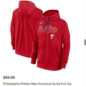 Philadelphia Phillies Nike full zip hoodie